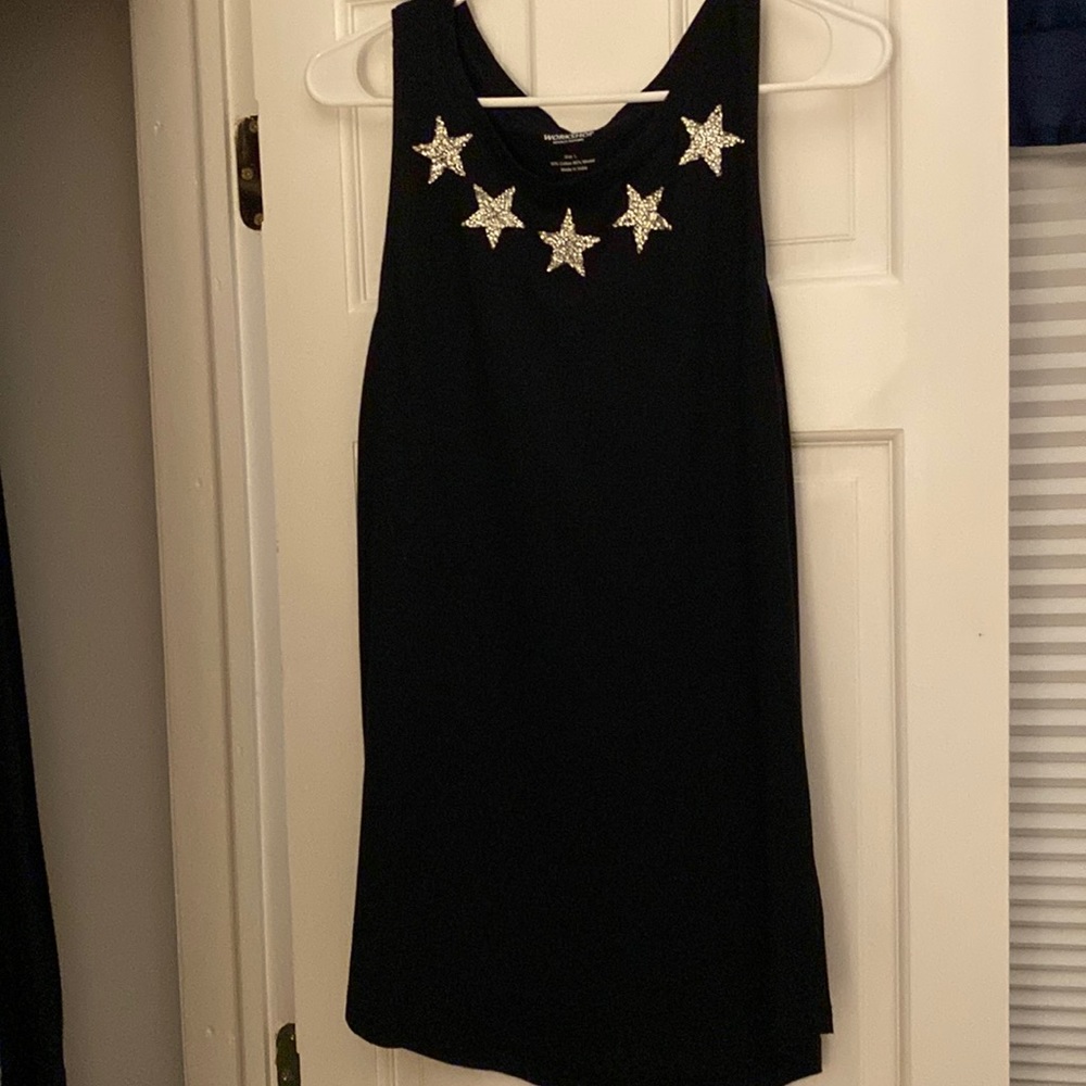 Black sleeveless top